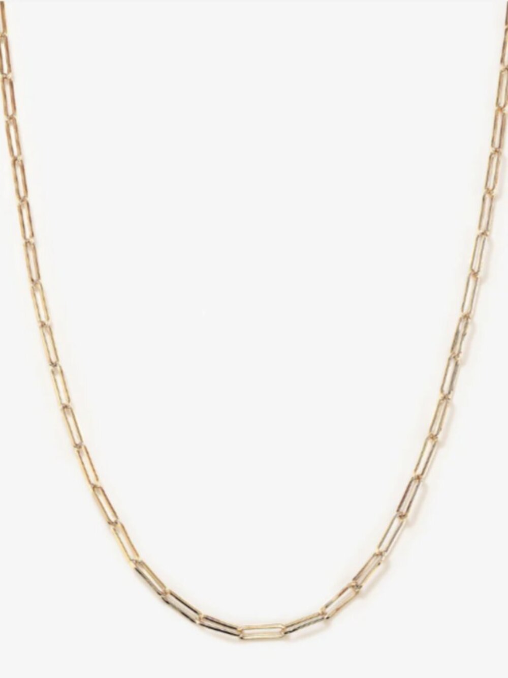 Melinda Maria Samantha Paperclip Necklace 3mm